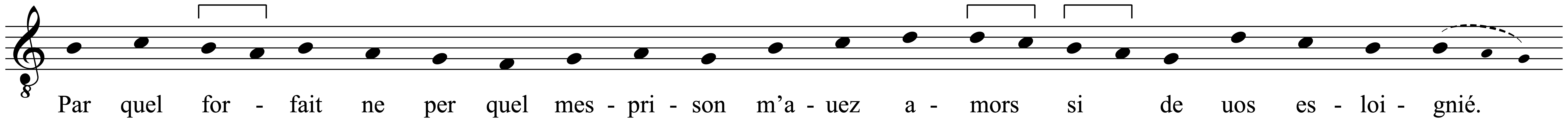 Work musical notation